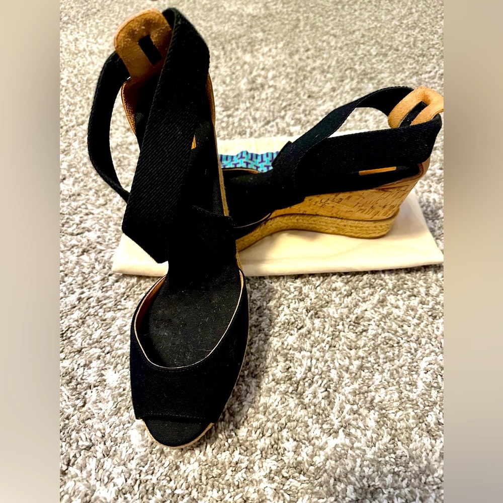 TORY BURCH Frieda Espadrille Platform Wedge Sandal